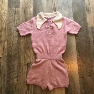 NWOT Zara knitted romper